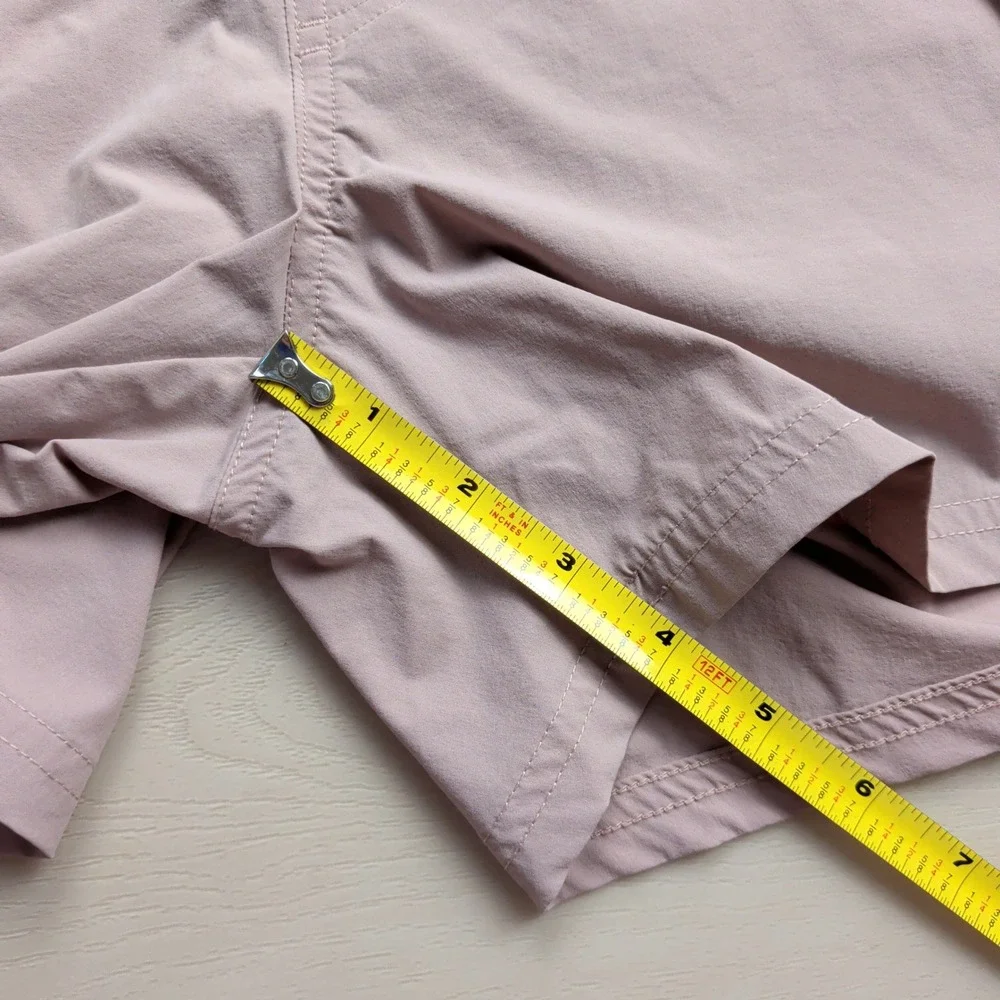 Dandy‎ Del Mar Gaucho Board Shorts Swim Trunks Mens 36 Pink Striped Retro